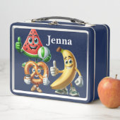 食パーソナライズされた品キャラクター メタルランチボックス (インサイチュ)