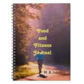 食フィットネス手帳パーソナライズされた帳 ノートブック (正面)