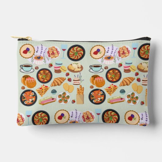 食フランスの品 アクセサリーポーチ (正面)