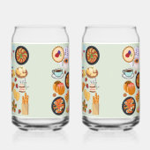 食フランスの品 ガラス缶 (右)