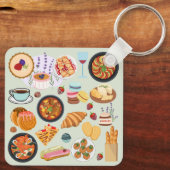 食フランスの品 キーホルダー (裏面)