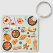食フランスの品 キーホルダー (裏面)