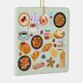 食フランスの品 セラミックオーナメント (右)