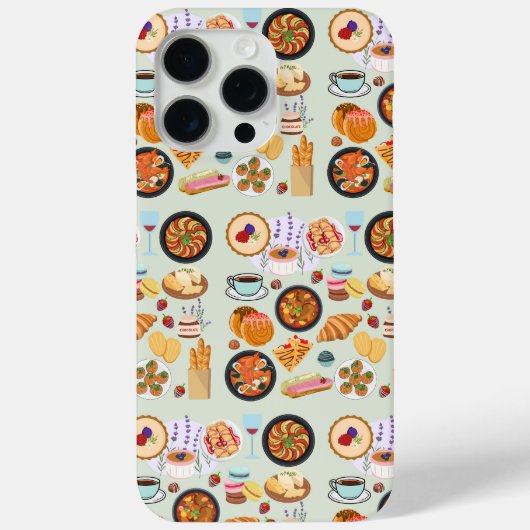 食フランスの品 Case-Mate iPhoneケース (裏面)