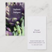 食モダンカラフル料の名刺 名刺 (正面/裏面)