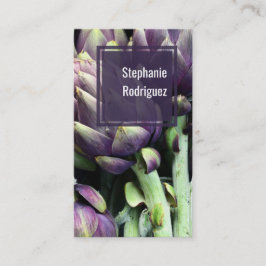 食モダンカラフル料の名刺 名刺