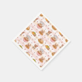 食ラーメン寿司で食べ物のパグ スタンダードカクテルナプキン (角)