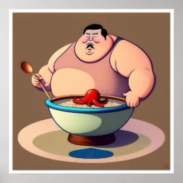 食中国のべ物 – アートプリント ポスター