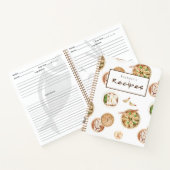 食中国の品レシピ書 ノートブック (内部)