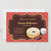 食中国の生誕会 招待状 (正面)