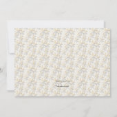 食事とドリンクの招待状 招待状 (裏面)