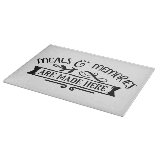 食事と思い出はここで作られる カッティングボード (角)