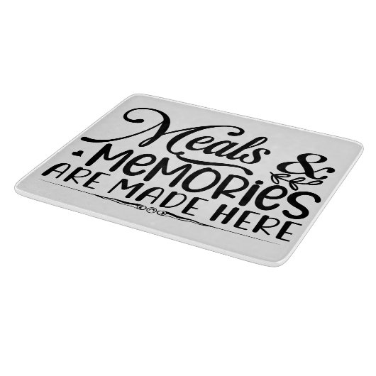 食事と思い出はここで作られる カッティングボード (角)