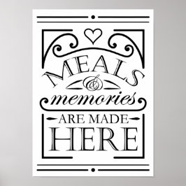 食事と思い出はここで引用文デザイン ポスター