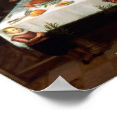 食事の前にことわざの恵みをポートレート ポスター (角)