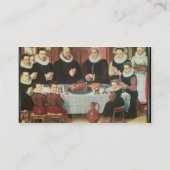 食事の前に優美言っている家族1585年を(油o 名刺 (裏面)