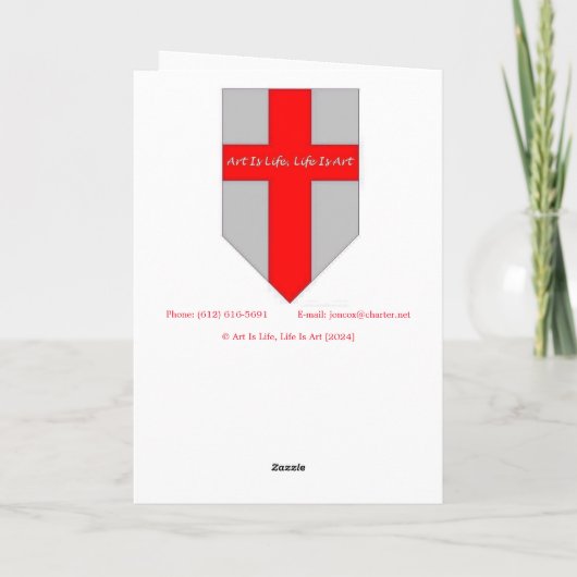 食事の前の感謝カード カード (裏面)