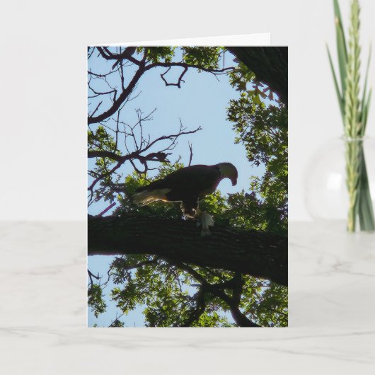 食事の前の感謝カード カード (正面)