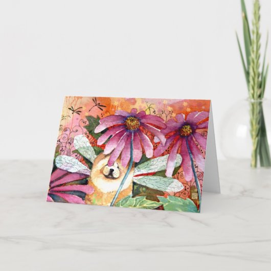 食事の妖精の芸術カード カード (正面)