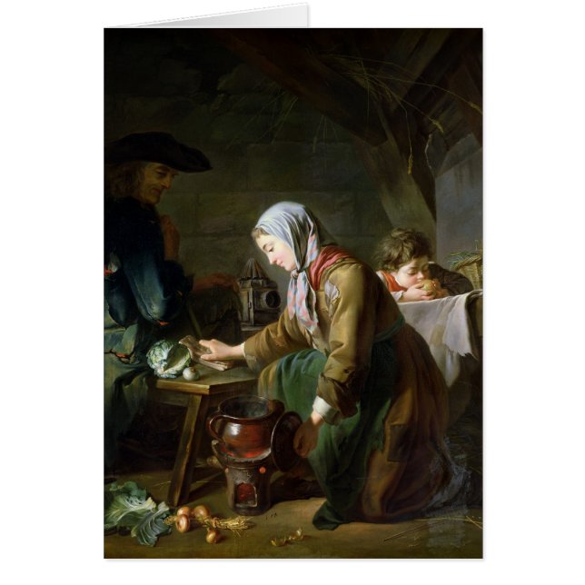 食事の準備 (正面)