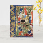 食事の準備 カード (黄色い花)