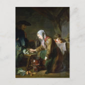 食事の準備 ポストカード (正面)