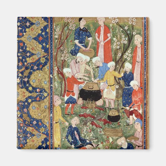 食事の準備 マグネット (正面)