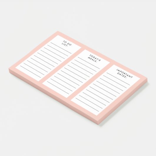 (食事の計画を)重要な日付の色で表示すカスタムる ポストイット (アングル)