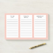 (食事の計画を)重要な日付の色で表示すカスタムる ポストイット (デスク)