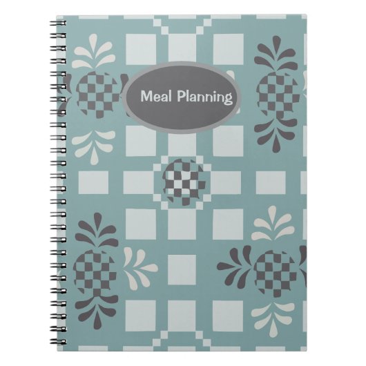 食事の計画 ノートブック (正面)