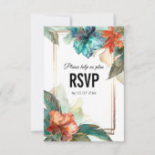 食事の選択でハイビスカスセレナーデパラダイス 出欠カード (正面)