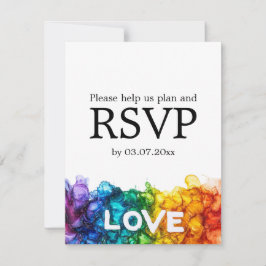 🌈食事の選択でLGBTQを愛絵を描して 出欠カード