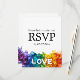 🌈食事の選択でLGBTQを愛絵を描して 出欠カード