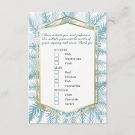 食事の選択ウィンターイベントブルースプルースの芸術 エンクロージャーカード