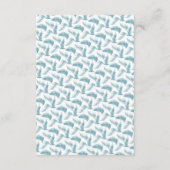 食事の選択ウィンターイベントブルースプルースの芸術 エンクロージャーカード (裏面)