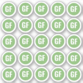 食事の選択グルテンフリーシール シール (正面)