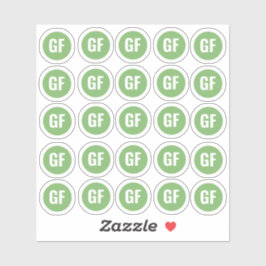 食事の選択グルテンフリーシール シール