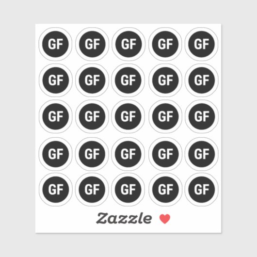 食事の選択グルテンフリーシール シール (シート)