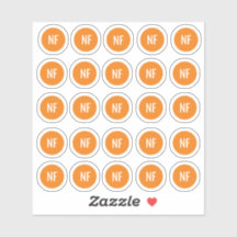 食事の選択ナットフリーシール