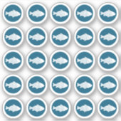 食事の選択フィッシュシール シール (正面)