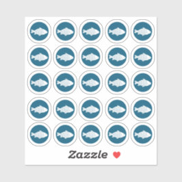 食事の選択フィッシュシール シール