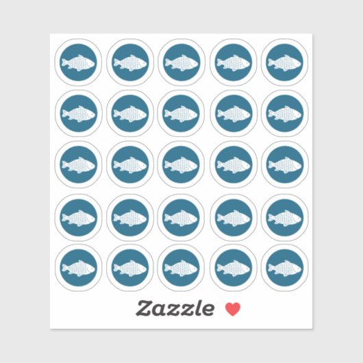 食事の選択フィッシュシール シール (シート)