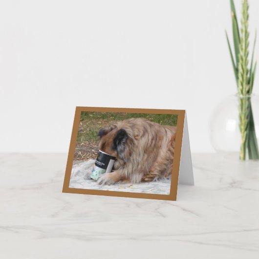 食事はアイスクリームのバレンタインデーカードを愛します シーズンカード (正面)