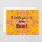 食事をありがとう ポストカード (正面/裏面)