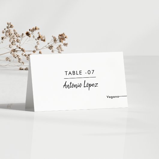 食事スペインのの選択とメニュー付き結婚の座席表 テーブルナンバー