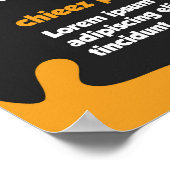 食事メニュー ポスター (角)