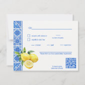 💙🍋食事制限 Azul+Limone Romance 出欠カード (裏面)