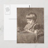 食事前の祈り ポストカード (正面/裏面)