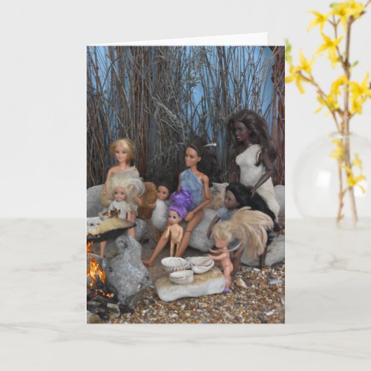 食事時間。 カード (黄色い花)