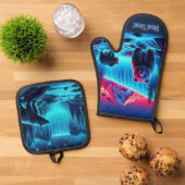 食事時間！ 鍋つかみ&鍋敷きセット (トップダウン)